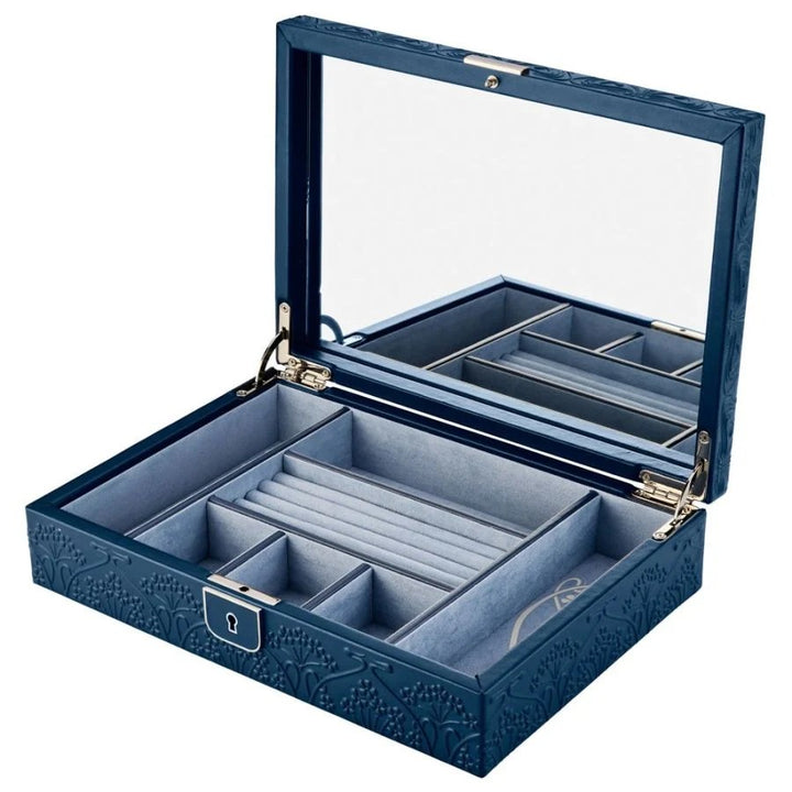 WOLF X LIBERTY Medium Jewellery Box Navy – Ianthe 381117