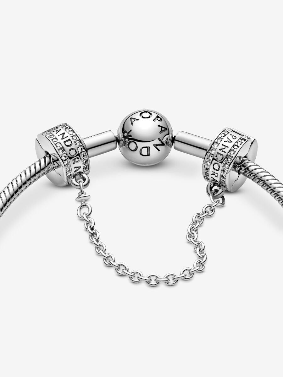 PANDORA Logo Safety Chain  792057CZ-05