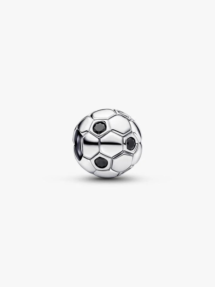 PANDORA Voetbal Bedel Sterling Zilver met Zwarte Zirkonia's 794710C01