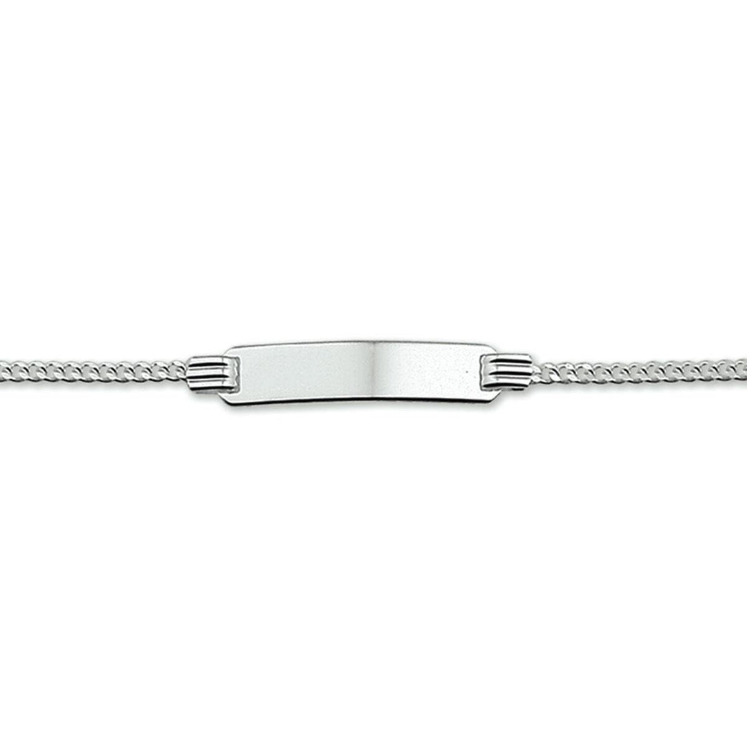Zilveren Graveerarmband Gourmette Plaat 4,8 mm – 13-15 cm