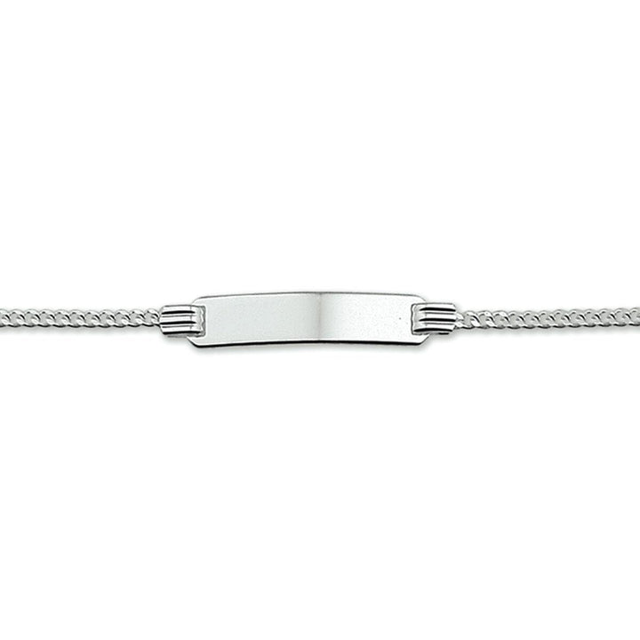 Zilveren Graveerarmband Gourmette Plaat 4,8 mm – 13-15 cm