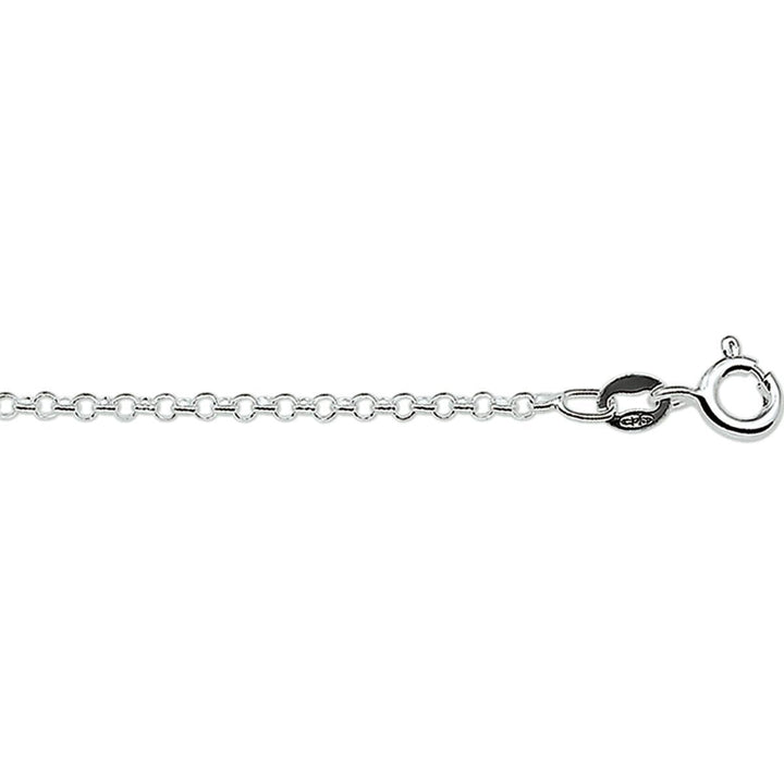 Zilveren jasseron collier 3,0 mm 80 cm