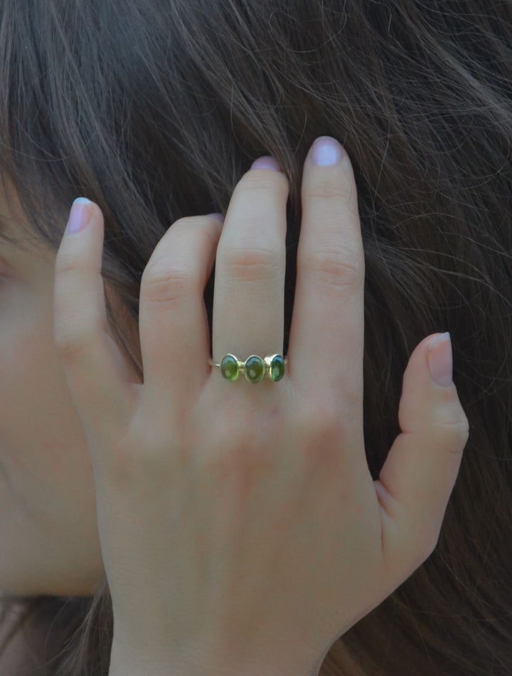 Goudsmid Vera 14 karaats geelgouden ring Eva