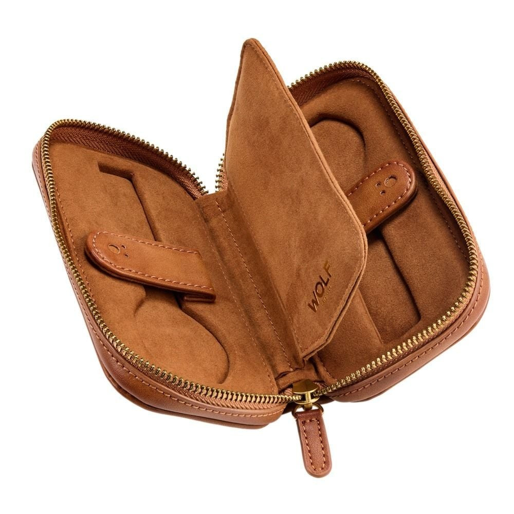 WOLF1834 Brogue 2 Piece Watch Zip Case – 443406