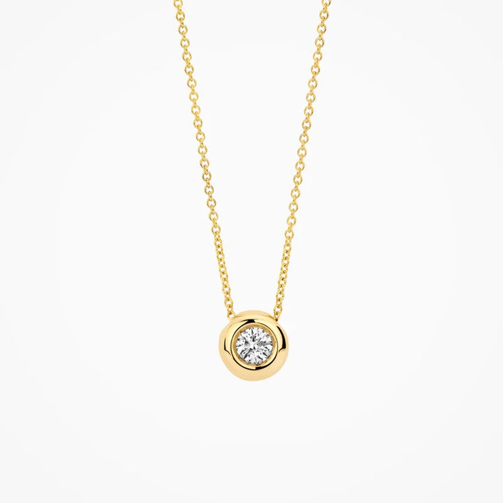 Blush Lab Grown Collier LG3006Y in 14 Kt Geelgoud met Lab Grown Diamant