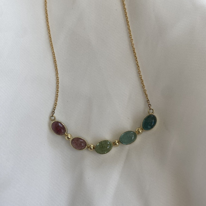 Goudsmid Vera 14 karaats geelgoud collier Delphine 45 cm
