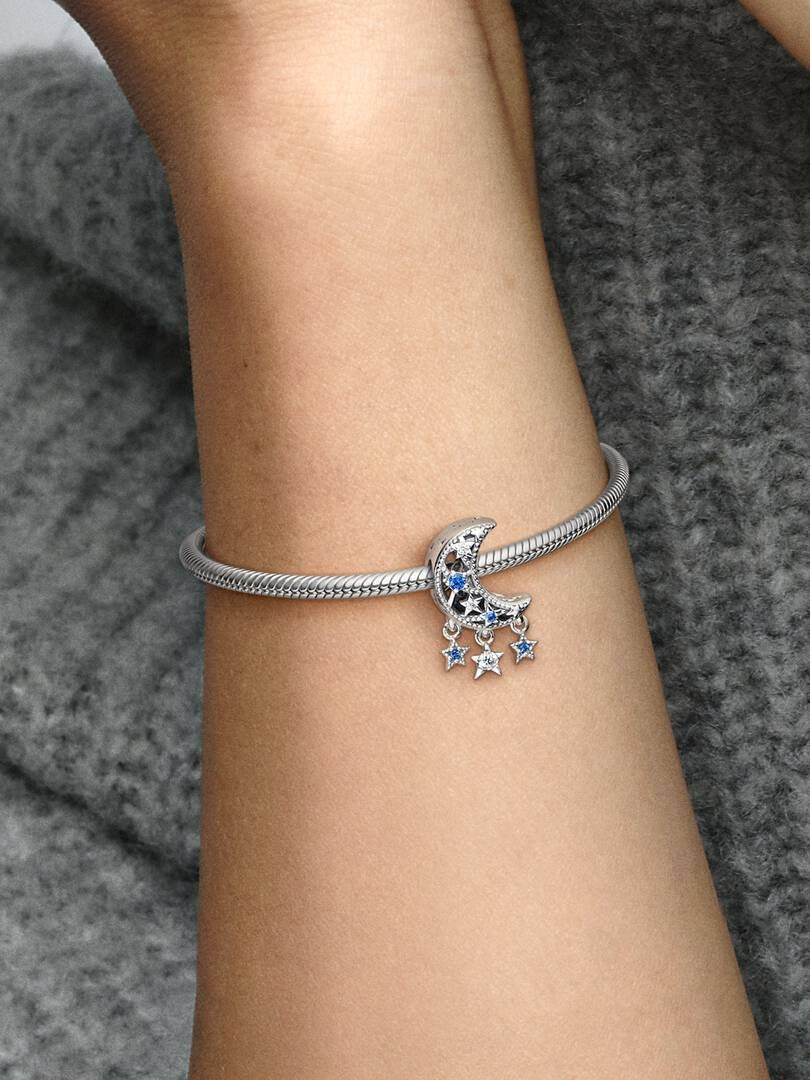 Pandora Bedel Silver Ster &amp; Halvemaan Charm 799643C01