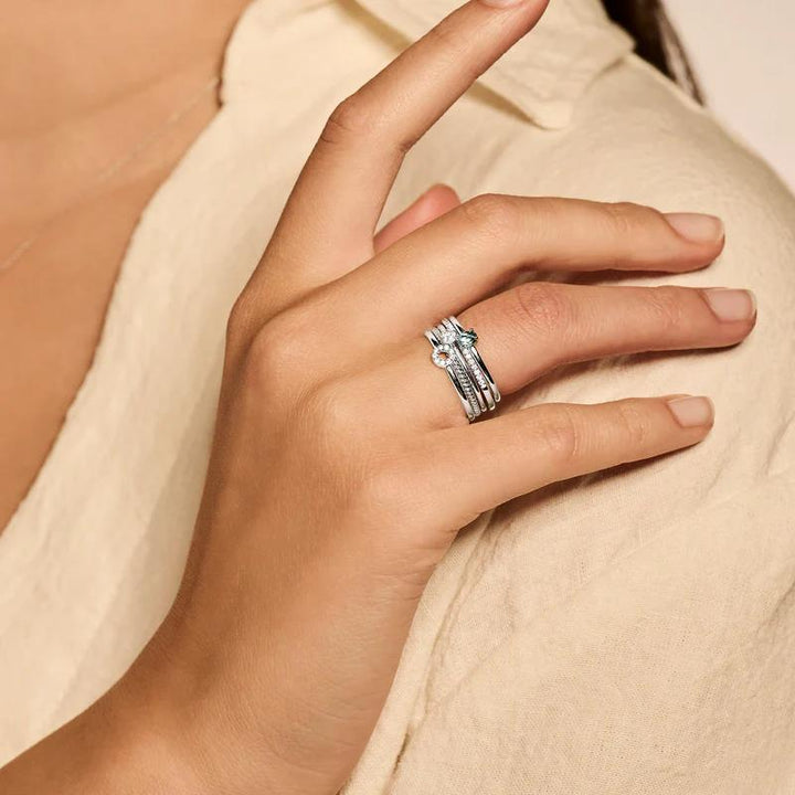 Blush 14k Witgouden Ring 1199WZI