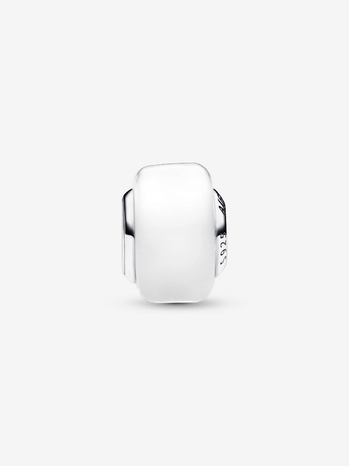 Witte minibedel van muranoglas 793118C00