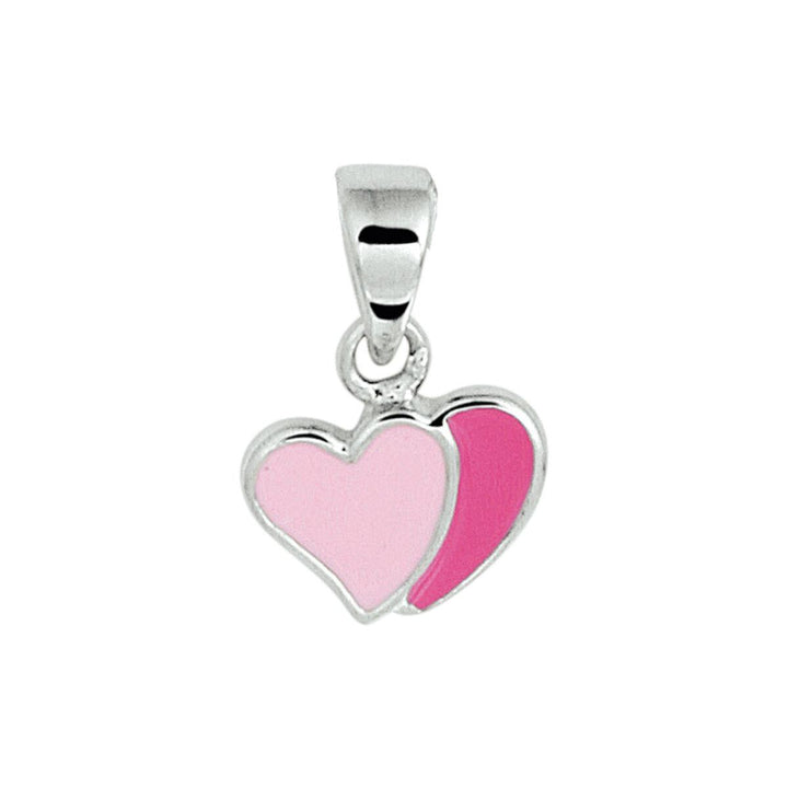 Zilveren hanger hartjes