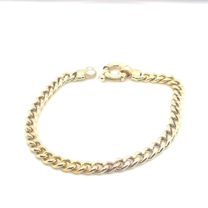 14 kt Geelgouden Gourmet armband 5,3 mm