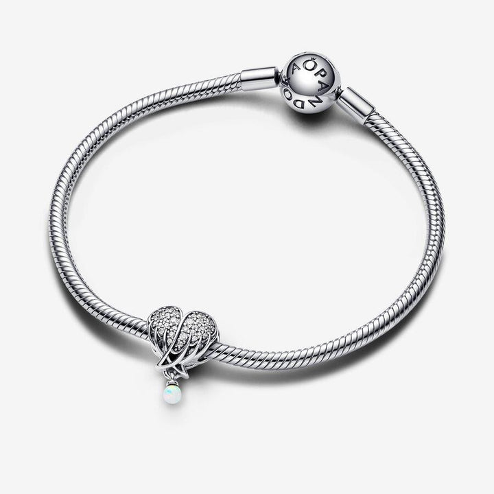 Pandora Sprankelende Engelenvleugels &amp; Hart Bedel 792980C01