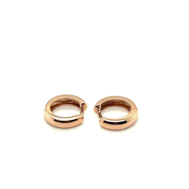 14 kt rosegouden oorringen  O936 ROSE