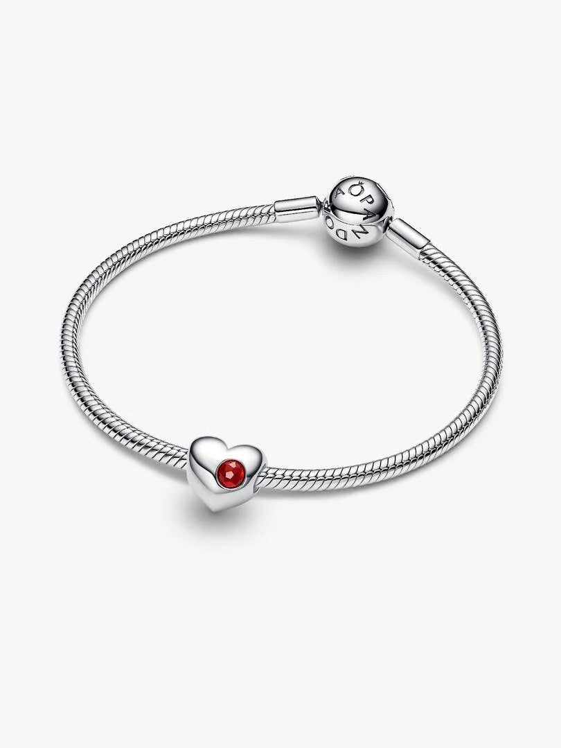 Pandora Januari Geboortesteen Hart Bedel 794161C01