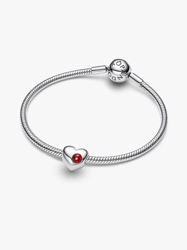 Pandora Januari Geboortesteen Hart Bedel 794161C01