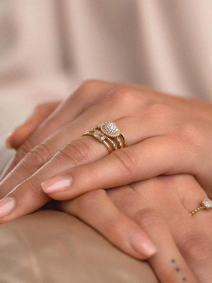 Twist Ring Additional - 9 karaat SRIG04-54