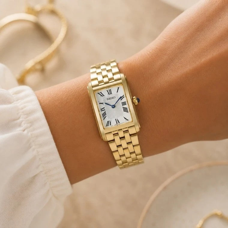 Seiko HGG001P1 dameshorloge goudkleurig 22,20 mm