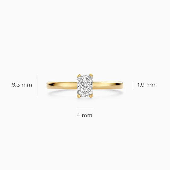Blush Lab Diamonds Ring LG1020Y 0.50ct