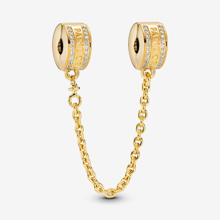 PANDORA Shine logo safety chain 768642C01-05