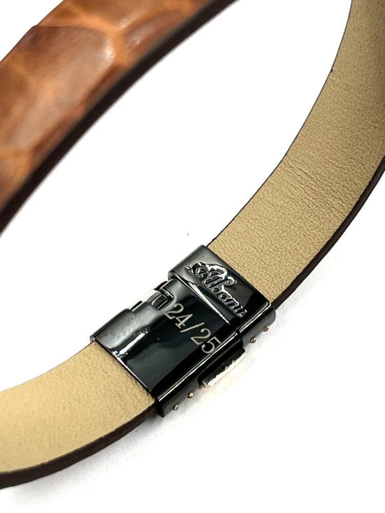 18 kt rose goud en stalen armband Struisvogel LIMI