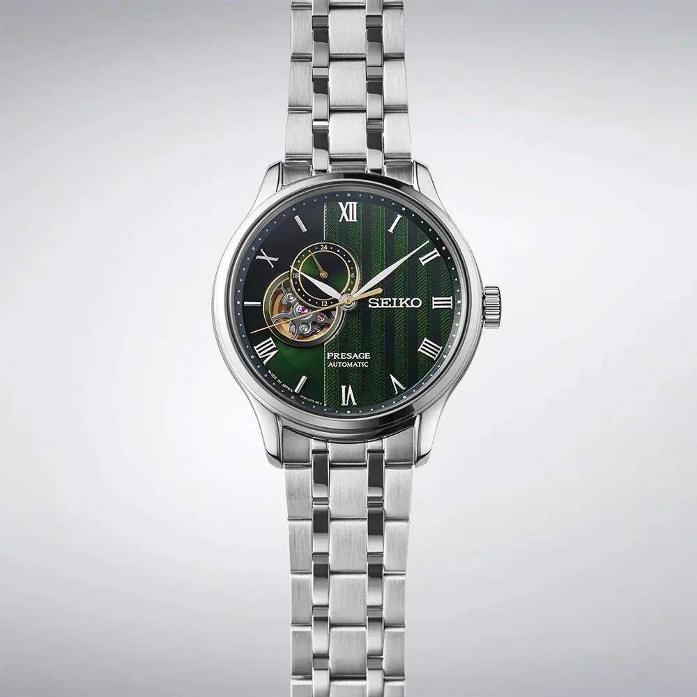 Seiko Presage Japanese Garden SSA463J1 automatisch herenhorloge groen