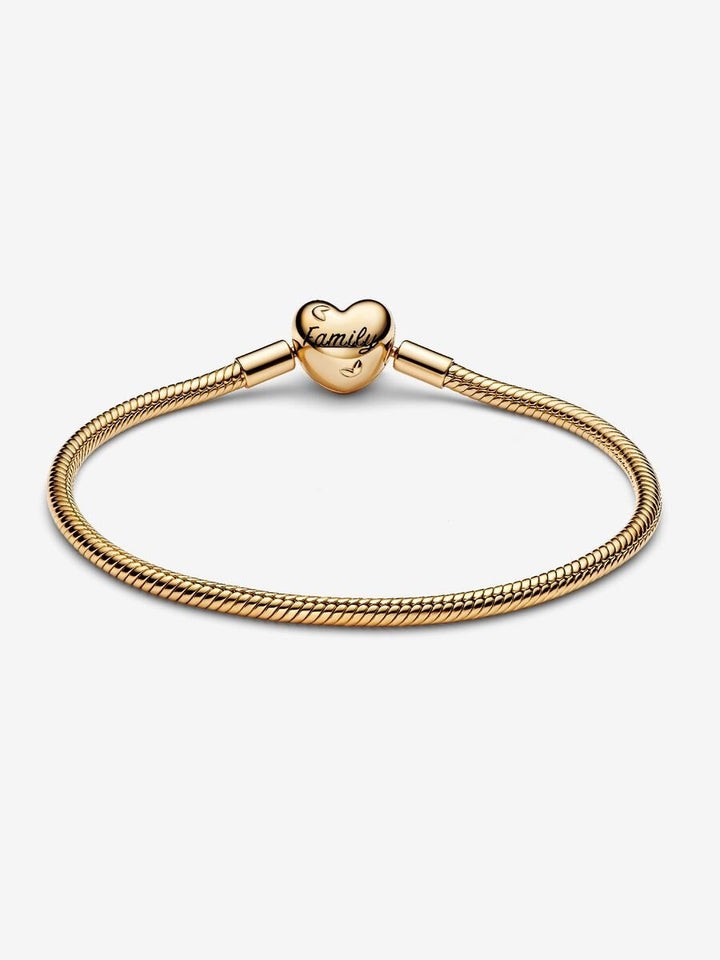 Pandora Slangenschakelarmband met stamboommotief en hartvormige sluiting 563516C01-19
