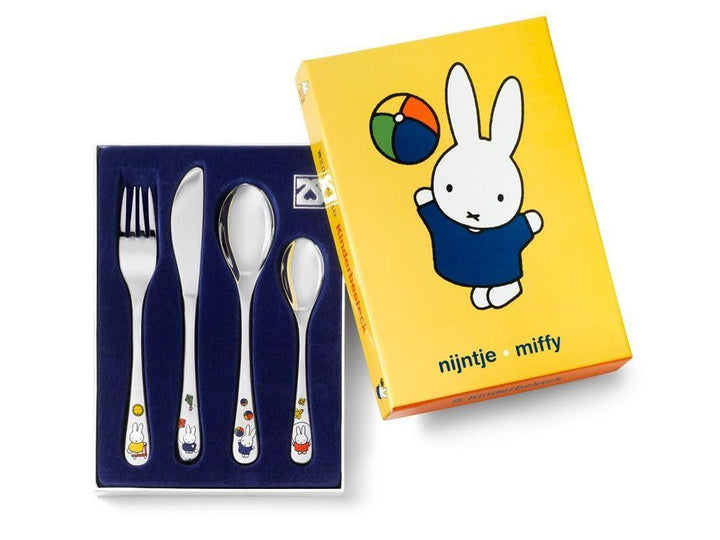 Kinderbestek 4-delig nijntje vriendjes, 6842070
