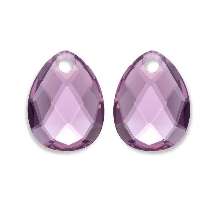 Earstones | Afterglow Aubergine Quartz  EAGEM59