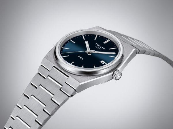 TISSOT PRX quartz blauw T1374101104100