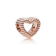 Pandora Moments 787516 armband roségold plated bedel met hartje