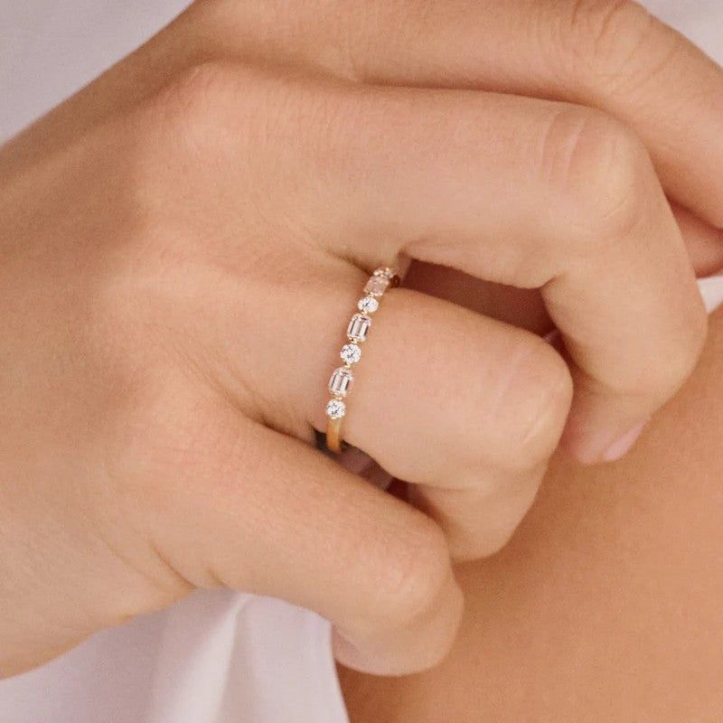 Blush Lab Diamonds ring 14 karaat geelgoud LG1065Y