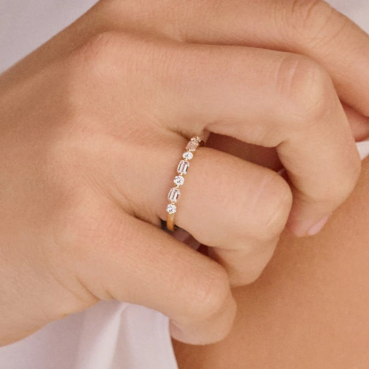 Blush Lab Diamonds ring 14 karaat geelgoud LG1065Y