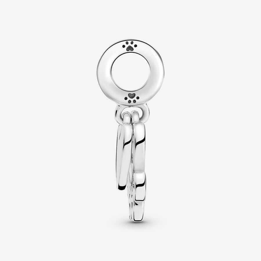 Paw print and heart sterling 799360C00