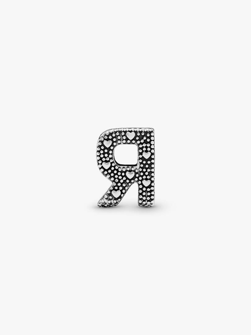 Pandora Moments 797472 - Zilveren bedel met letter R