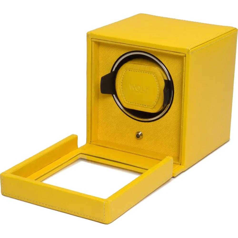CUB SINGLE WATCH WINDER WITH COVER  461192 Yellow