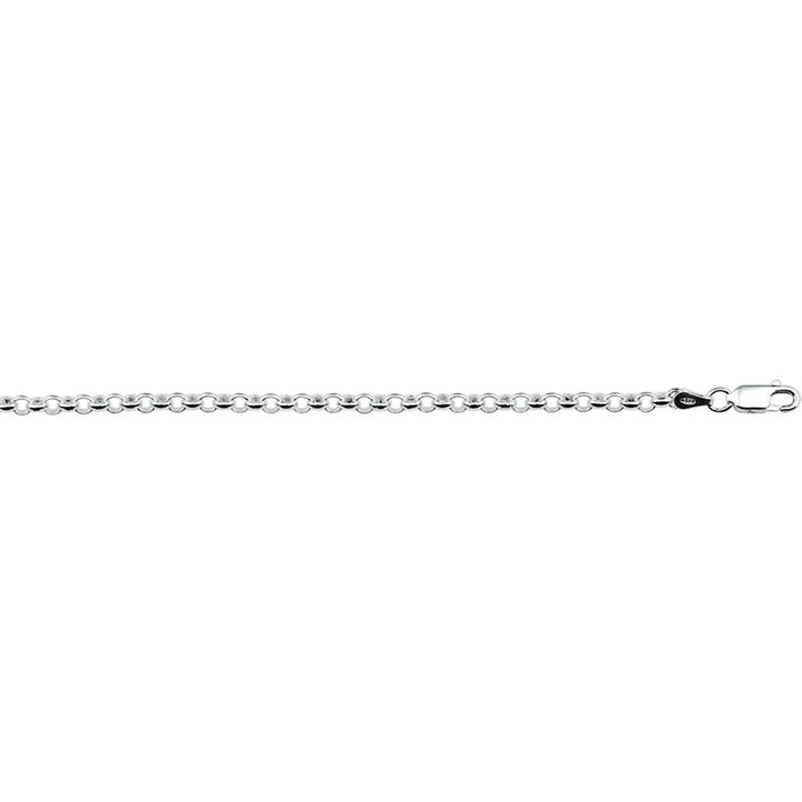 zilveren armband jasseron 2,5 mm  15 cm kinderarmband