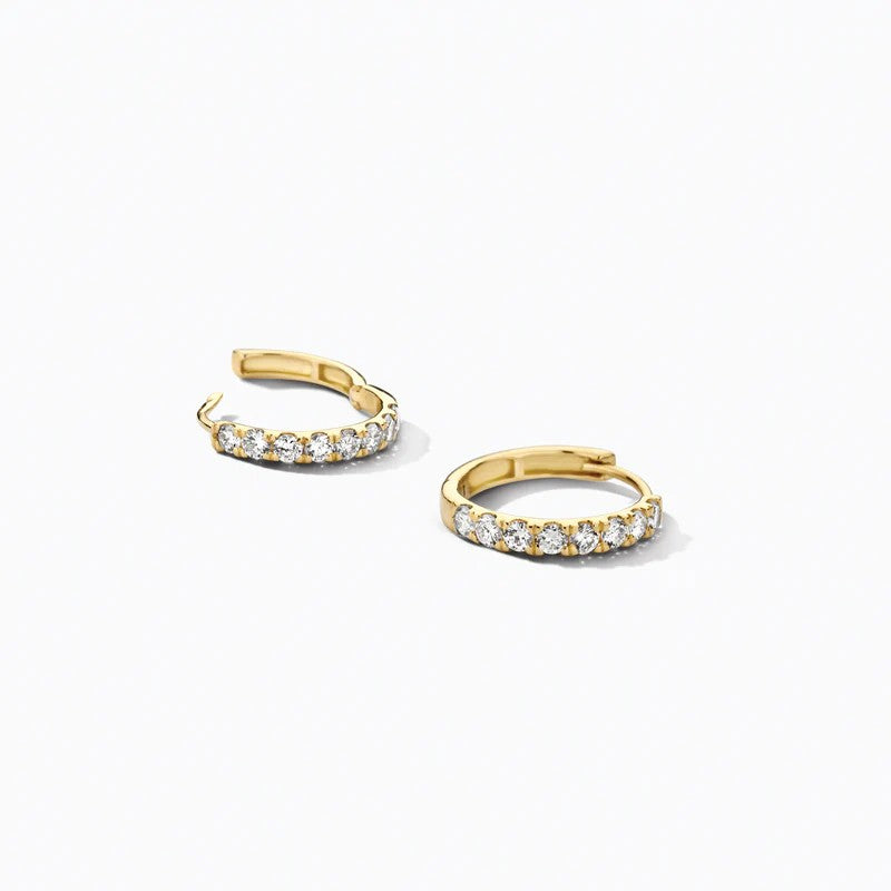 14k Geelgouden Oorringen met Lab-Grown Diamanten  LG7032Y