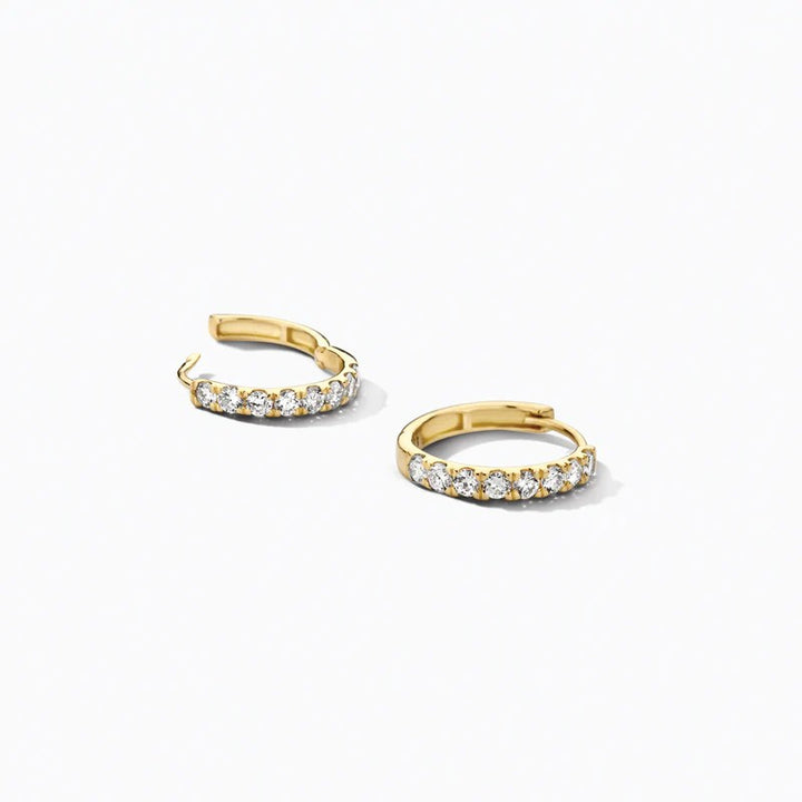 14k Geelgouden Oorringen met Lab-Grown Diamanten  LG7032Y