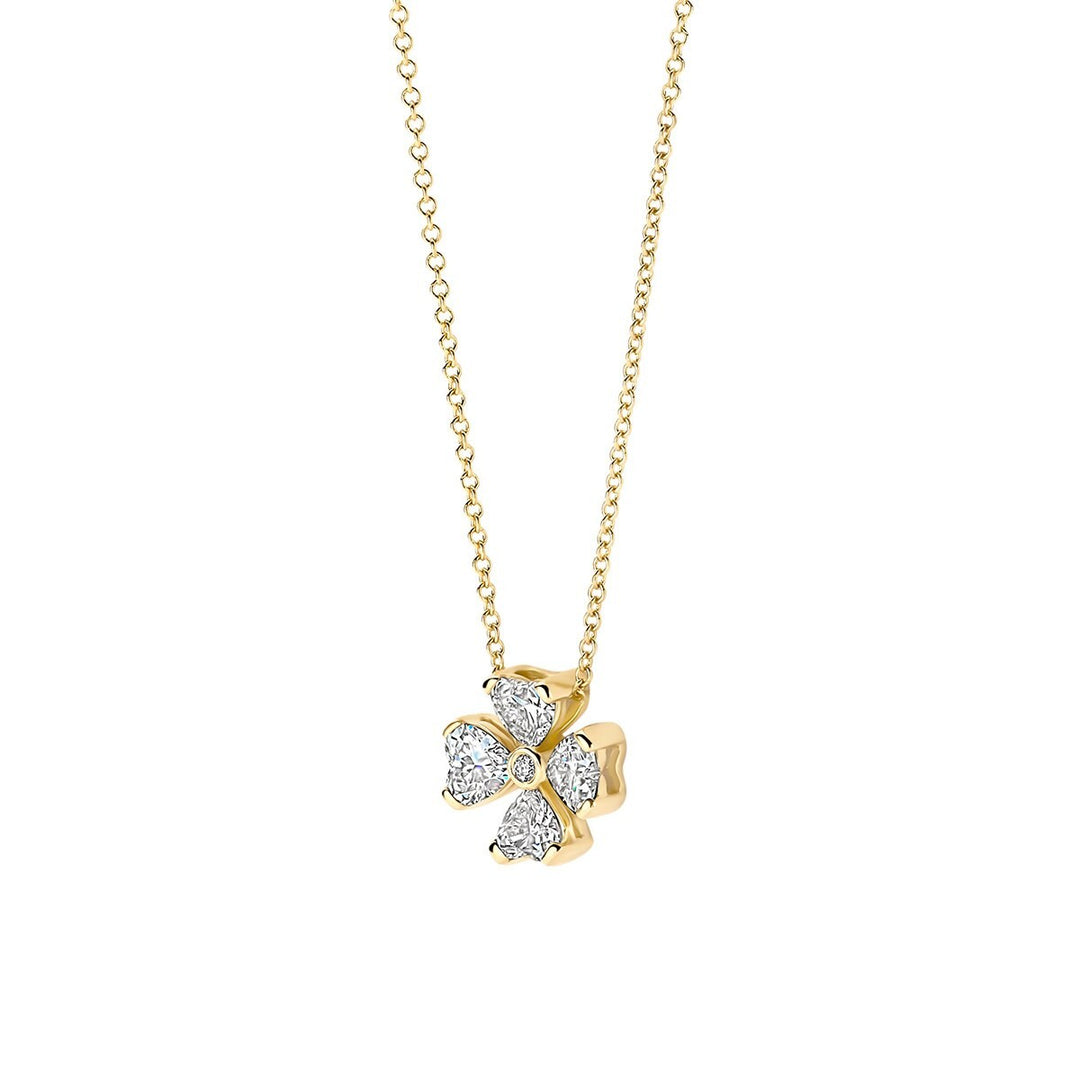 Lab diamonds collier LG3017Y - 14k Geelgoudå