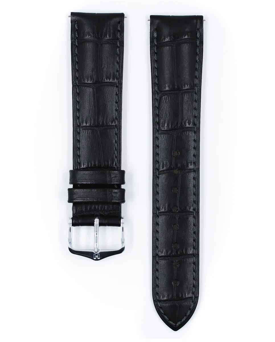 HIRSCH DUKE L BLACK CALF 20/18MM