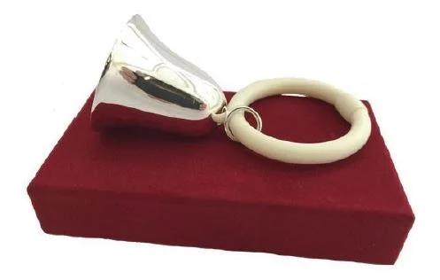 RAMMELAARS ZILVER 925 KLOKJE AAN RING
