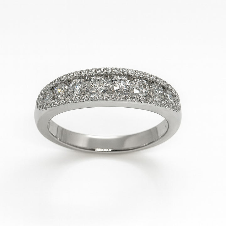 18 kt witgouden ring Damaso 1AN0271503/1 gezet met diamant 0.58 ct Tw/Vs1