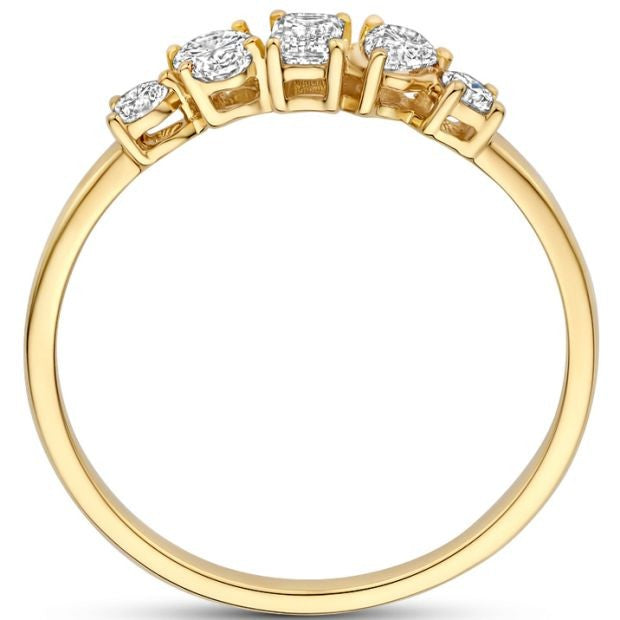 Blush Lab Grown Diamond Ring 0.47 ct – 14 Karaat Geelgoud – LG1032Y