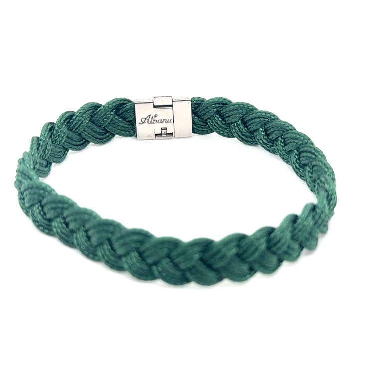 Albanu English Green steel cordon bracelet 606 TCM AC – 20 cm