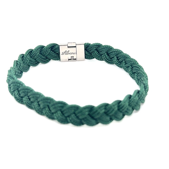 Albanu English Green steel cordon bracelet 606 TCM AC – 20 cm