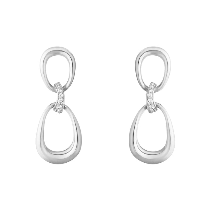 Georg Jensen Offspring Oorsieraad Zilver met Diamant 20001848