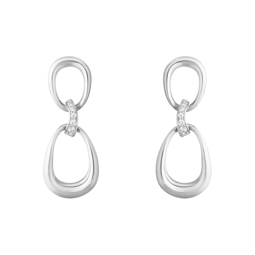 Georg Jensen Offspring Oorsieraad Zilver met Diamant 20001848