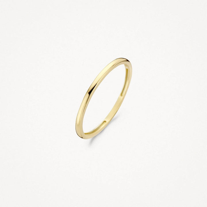 Blush ring glad 14k geelgoud