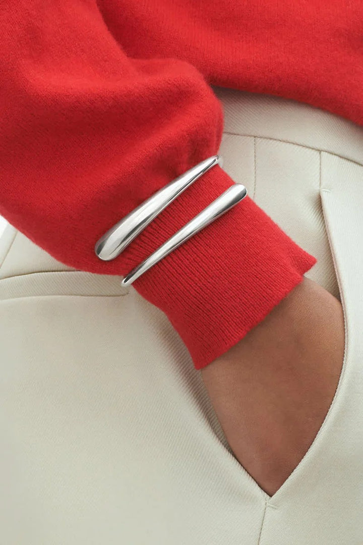 Georg Jensen Mercy Twist Bangle Zilver M 20001934000