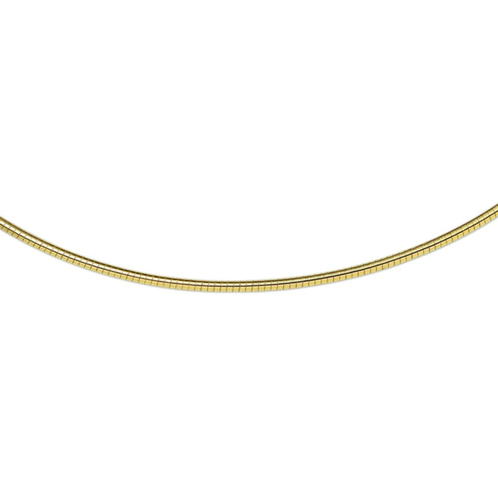 14 Karaat Gouden Omega Collier Rond – 42 cm